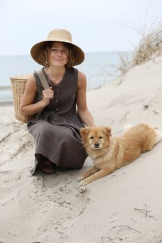 Linen Loose Sleeveless MAMA Dress With Front Buttons in Middi - Etsy Brown Sleeveless Beach Dress, Brown Linen Beach Dress, Dress With Front Buttons, Freedom Of Movement, Well Dressed, Linen Dress, Style Inspiration, My Style, Womens Dresses