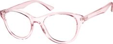 This cat-eye eyeglasses frame made of new TR90 flexible plastic material provides a good fit and comes in translucent pink & tortoiseshell. Please note the actual pattern on eyeglasses may vary slightly from the one pictured. | Zenni Women's Cat-Eye Prescription Glasses Pink Tortoiseshell Plastic Frame Pink Round Glasses, Pink Glasses Frames, Maquillage Goth, Horn Rimmed Glasses, Round Prescription Glasses, Pink Glasses, Round Eyeglasses Frames, Eye Prescription, Zenni Optical