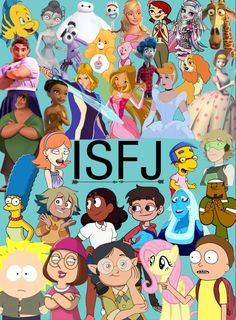 A bunch of cartoon and animated characters with the estp personality type.   #mbti #personalitytype #pdb #16personalities #isfj #cartoon #animated Estp Characters, Isfj Characters, Isfj Personality Characters, Estp Mbti, Infj Mbti