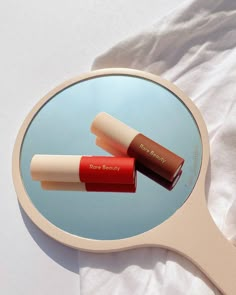 Rare Beauty Mini, Matte Photography, Lipstick Photos, Beauty Marketing, Cream Aesthetic, Beauty Gadgets