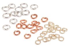 Jewelry Making Supplies | Metal Stamping Tools | Beaducation Split Rings, Supply List, Jump Rings, Making Jewelry