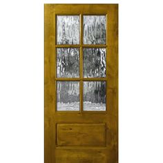 36x80 6 Lite 1 Panel Bottom Knotty Alder Exterior Single Door Front Door Exterior, Anderson Doors, Wood Front Entry Doors, Knotty Alder, Privacy Glass, Wood Front Doors, Exterior Front Doors, Front Entry Doors, Glass Front Door