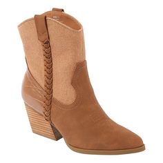 dv Dolce Vita Kilmar Western-Inspired Bootie  Inspired by old western style, Kilmar features a sturdy, low block heel and memory foam padding to keep you riding through any activity. Old Western, Low Block Heels, Western Style, Stacked Heel, Western Fashion, Bootie, Block Heels, Memory Foam, Fashion Shoes