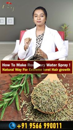 Hair Growth Tips Rosemary, Hair Growth Tips Rosemary Water, Chinese Medicine Hair Growth, Ayurvedic Massage For Hair Growth, Rosemary Hair, Rosemary Oil, Youtube Instagram, Water Spray, Natural Haircare