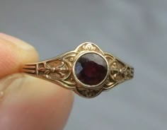 1800s Wedding Rings, Red Garnet Ring Vintage, Vintage Garnet Ring Gift, Vintage Garnet Ring For Gift, Victorian Garnet Ring, Antique Garnet Ring, Victorian Wedding Ring, Victorian Garnet Silver Ring, Garnet Wedding