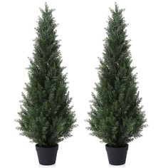 Buy Artificial Cedar Tree 2 Pack 4 ft Outdoor Artificial Topiary Cedar Plants Fake Tree UV Rated Potted Tree for Perfect Housewarming Gift, Set of 2 at Walmart.com Cedar Topiary, Cedar Plant, Outdoor Topiary, Porch Plants, Artificial Topiary, Cedar Tree, Plants Outdoor, Fake Trees, Outdoor Trees