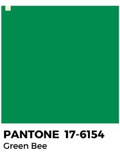 the pantone 17 - 1564 green bee color is shown in an image with white background