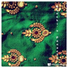 Chiffon Blouses Designs, Mirror Work Blouse Design, Blouse Designs High Neck, Blouse Works, Maggam Work Designs, Traditional Blouse Designs