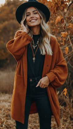 Discover the ultimate Boho Fall Outfit ideas for 2024 Embrace your inner edgy vibe with our curated collection that blends dark hippy aesthetics with Western casual charm From mid-size options to witchy styles this blog post is packed with inspiration for every woman looking to enhance her autumn wardrobe Unveil your bohemian spirit with unique outfit combinations that make a statement Perfect for those who love boho chic with a modern twist Dive into the world of stylish ide Boho Winter Clothes, Fall Fashion Boho, Cozy Chic Aesthetic, Boho Fall Outfits Casual, Boho Chic Autumn Outfit, Boho Chic Outfits 2024, Autumn Vibes Outfit, Fall Outfits 2024 Boho, Curvy Boho Outfits