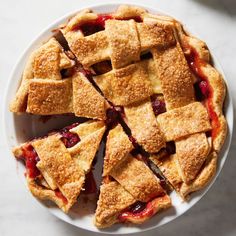 a white plate topped with cut in half pies