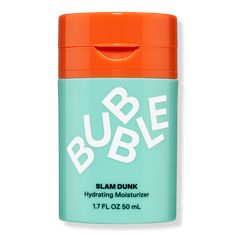 1.7 oz Slam Dunk Hydrating Moisturizer - Bubble | Ulta Beauty Avocado Oil Skin, Bubble Skincare, Hydrating Face Cream, Moisturizer For Sensitive Skin, Cream For Dry Skin, Hydrating Moisturizer, Natural Moisturizer, Facial Moisturizers