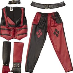 Officially licensed arkham city harley quinn costume From rubie's secret wishes collection, sexy costumes for playful adults Includes top, pants, choker, glovelettes, and belt (boots sold separately) Arkham Harley Quinn, Harley Quinn Halloween Costume, Belt Boots, Harley Quinn Halloween, Batman Costume, Harley Quinn Costume, Batman Arkham City, Arkham City, Batman Arkham