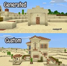 Build Minecraft, Sand House, Minecraft Farm, Cool Minecraft Creations, Minecraft Room, Minecraft Decorations