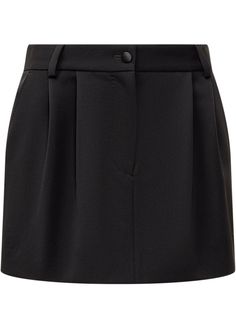 Mini skirt with button and zipper closure. Belt loops. Four pockets.Composition: 90% Virgin Wool, 8% Silk, 2% Polyester Shop Skirt, Red Valentino Shoes, Expensive Handbags, Self Portrait Dress, Skirt With Buttons, Feminine Chic, Zegna Shoes, Valentino Shoes, Dart