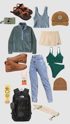 Granola Outfit Ideas, Granola Style, Salted Granola, Camping Outfits, Thrift Fashion, Hiking Outfit