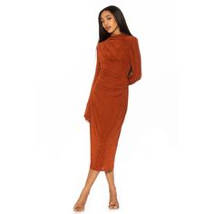 No matter the occasion, you'll rest easy knowing that when you arrive in this women's draped midi sheath dress from ALEXIA ADMOR, you'll be the best dressed there. No matter the occasion, you'll rest easy knowing that when you arrive in this women's draped midi sheath dress from ALEXIA ADMOR, you'll be the best dressed there. Mockneck Raglan sleeves Draped, slinky fabrication No pockets LinedFIT & SIZING Designed to hit below the knee Sheath silhouette Back zipper closureFABRIC & CARE Polyester, Kim Dress, Alexia Admor, Dress Guide, Daytime Dresses, Midi Sheath Dress, Dress Crafts, Best Dressed, Sleeve Midi Dress, Long Sleeve Midi