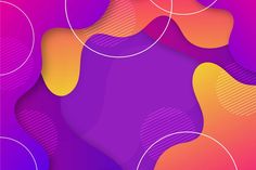 an abstract purple and pink background with circles