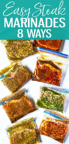 easy steak marinades and ways to make them at home in the kitchen or on the grill