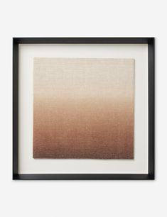 an image of a brown and beige ombreed background in a black framed frame