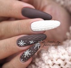 Cute Christmas Nail Designs, Snowflake Nails, Top Ideas