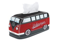 PRICES MAY VARY. RED & BLACK: This iconic cosmetic tissue dispenser is in red and black and features the silver "Volkswagen" lettering. Dimensions: 24 x 8.5 x 11 cm (9.4 x 3.3 x 4.3 inches). PRACTICAL DETAILS: Filling the tissue boxes is very easy. There is a zipper running all around the bottom of the box. The tissues are inserted without the cardboard box. MULTIFUNCTIONAL: The iconic neoprene tissue box holders can be used in the bathroom, kitchen, or office as cosmetic, napkin, and tissue dis Campervan Design, Camper Tops, Bus Design, T1 Bus, Colored Mason Jars, Hippie Bus, Combi Volkswagen, Combi Vw, Mini Bus