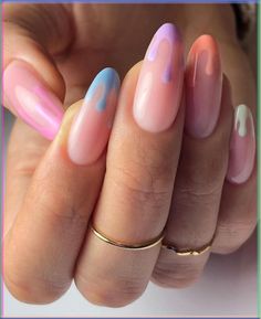 Pastel Nail Art, Pink Nail Art Designs, Unghie Nail Art, Beauty Academy, Pink Nail Art, Almond Nails Designs, Spring Nail Art, Pastel Nails, Instagram Beauty