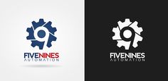 the logo for fivenines autonation, which is designed to look like a gear wheel