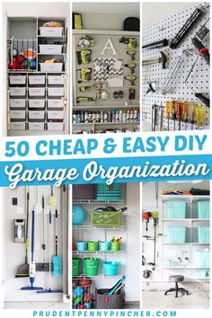 garage organization ideas that are easy and cheap