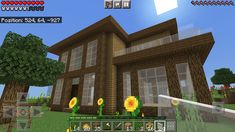 an image of a house in minecraft