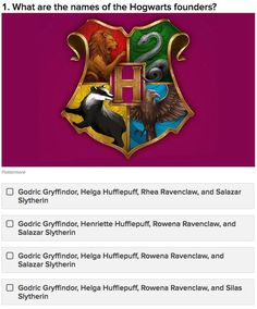 Stop What You're Doing And Look At These 53 Amazing Harry Potter Posts #quiz #quizzes #buzzfeed  #triviaquestionsandanswers #quizzesbuzzfeed #trivia #quizzesforfun #funquiz #harry #harrypotter #harrypotterhouse Hogwarts Family, Founders Of Hogwarts, Hp Quizzes, Hp Quiz, Pottermore Quiz, Hogwarts Quiz, Harry Potter Test, Harry Potter House Quiz, Hogwarts Founders