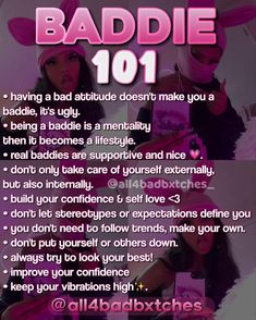 Baddie Attitude Tips, How To Talk Like A Baddie, What Color Clothes Look Good On Brunettes, Tips To Be A Baddie, How To Turn Into A Baddie, How To Act Like A Baddie At School, Idgaf Attitude Tips