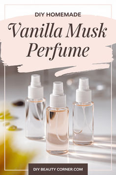 Diy Perfume Essential Oils, Natural Perfume Recipes, Diy Body Spray, Perfume Oil Recipes, Diy Vanilla, Vanilla Body Butter, Essential Oil Perfumes Recipes, Homemade Perfume, Organic Perfume