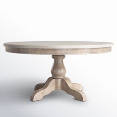 an oval table with two pedestals on each side and one end at the base