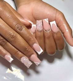 follow for more 💕. White Nails For Summer, White French Tip Acrylic Nails, White French Tip Acrylic, Summer Short Nails, Short Nails Design, Future Nails, Bday Nails, Nails For Summer, Long Acrylic Nail Designs