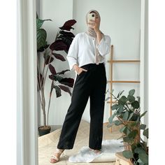 Faye Straight cut Pants with Pockets | Shopee Malaysia