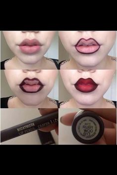 #lipstick #lipgloss #lipcombo Mac Nightmoth, Makeup Pinterest, Makeup Mac, Lip Makeup Tutorial, Makeup Artist Tips, Swag Makeup, Ombre Lips, Pinterest Makeup