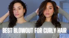 Blowout For Curly Hair, Best Blowout, My Hairstyle, Curly Hair Products, Curly Hair Inspiration, For Hair