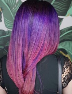 20 Breathtaking Purple Ombre Hair Color Ideas Light Brown And Purple Hair, Purple Color Melt Hair, Purple Ombre Hair Color, Color Melt Hair, Ombre Hair Tutorial, Purple Hair Color Ombre, Dark Purple Hair Color, Ombre Hair Ideas, Carmel Hair Color