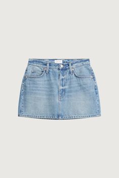 Mini Skirts Denim, Plaid Skirt Outfits Summer, Cute Jean Skirt, Denim Washes, Clothes Skirts, Plaid Skirt Outfit, Summer Outfits Ideas, Mini Jean Skirt, Rok Mini