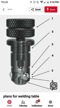 an image of the parts for a wedding table with instructions on how to use it