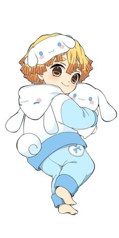 Zenitsu Agatsuma Vestido De Cinnamoroll Zenitsu Fanart Wallpaper, Chibi Zenitsu, Zenitsu Chibi, Funny Stick Figures, Adventure Time Characters, 8bit Art, Anime Boy Sketch, Body Base Drawing, Anime Ninja