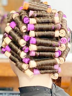 Perm Rod Set, Rod Set, Hair Wrap, Purple