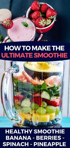 how to make the ultimate smoothie in a blender