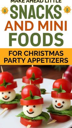 Finger Christmas Food, Xmas Themed Appetizers, Food Ideas For Kids Christmas Party, Christmas Food For Kids Dinner, Decorative Christmas Appetizers, Christmas Party Food Platters, Easy Christmas Themed Food, Holiday Side Dishes Christmas Appetizers, Xmas Appetizers Easy