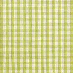 a green and white gingham checkered fabric