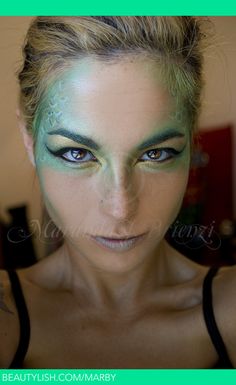 Costume Medusa, Mermaid Makeup Halloween, Siren Costume, Alien Makeup, Siren Mermaid, Mermaid Halloween, Super Party