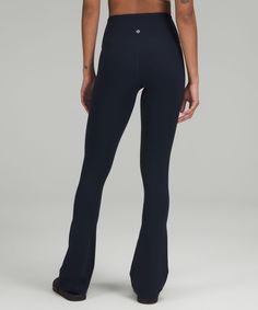 When Feeling Nothing Is Everything. Powered By Nulu Fabric, This Version Of Our Buttery-Soft Lululemon Align Pants Has A Subtle Flare At The Hem. Designed For Yoga And Casual. Hugs Your Body From Waist To Knee:flares Out Subtlety From The Knee To Hem:32" Inseam, Intended To Skim The Floor For Heights Of 55"-58". Back Drop-In Pocket. This Collections Great For Low-Impact Workouts Like Yoga Or Whenever You Want To Feel Really, Really Comfortable. | lululemon Align™ High-Rise Mini-Flare Pant Regula