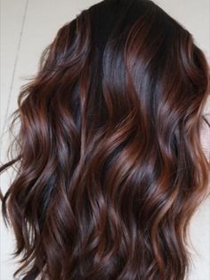 Chocolate cherry hair color trends 2023 are a rich and luxurious blend of brown and red tones. The chocolate brown base is highlighted with cherry red highlights, creating a beautiful contrast and depth to the hair.