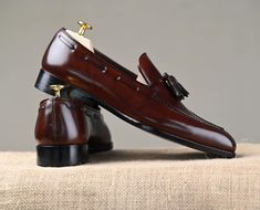 Genuinely Handmade, High-End Leather Shoes & Boots Top Distinctive Highlights:  - Fine Craftsmanship and Stitching. - The leather heel. - Premium Soft Leather Lining. - 100 percent leather sole. - Extremely Comfy - Eco-friendly and sustainable - Applicable to different Men's Dress Styles. Always refer to the size chart in the images for sizes in the EU, UK, and USA. For Custom Size, Custom Color, or any bulk demand, please message us. Leather Shoes Men Formal, Dress Up Shoes, Cap Toe Shoes, Man Dressing Style, Mens Loafers, Shoes Party, Leather Loafer Shoes, Leather Boot Shoes, Formal Shoes For Men