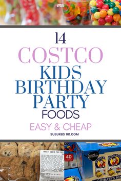 Looking for kids' birthday party food ideas that's easy and cheap? Whenever I throw a kids' birthday party, I always head to Costco to buy birthday party foods.  Costco has lots of easy birthday party food, party snacks, party drinks and party platters. Costco is an affordable place to buy birthday party foods. Especially the Costco birthday party sheet cake. Whether you're planning an outdoor kids' birthday party or a kids' birthday party lunch, you will find it at Costco. Easy Kids Birthday Party, Easy Birthday Party Food, Birthday Party Foods, Kid Friendly Party Food, Costco Party Food, Birthday Party Meals, 1st Birthday Foods, Birthday Party Food Ideas, Cheap Birthday Party